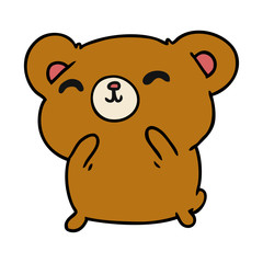 cartoon kawaii cute happy bear