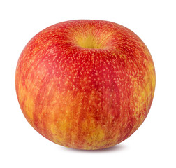Fresh red apple isolated on white background with clipping path
