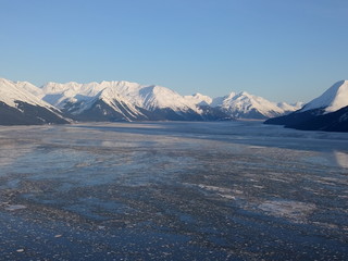 Fototapeta na wymiar Icy views of Alaska 