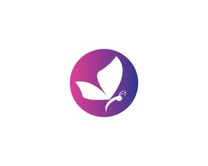 Butterfly logo template