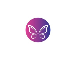 Butterfly logo template