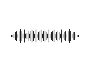Sound wave logo template