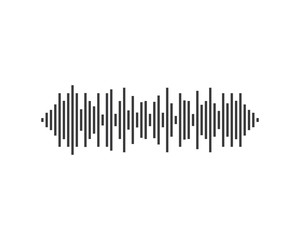 Sound wave logo template