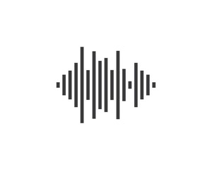 Sound wave logo template