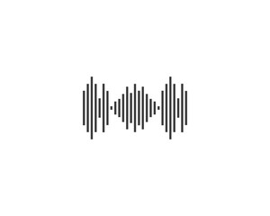 Sound wave logo template
