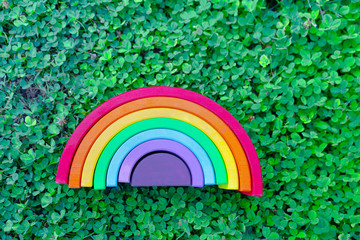 wood made a rainbow filtration