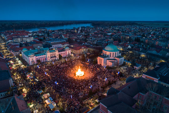 Mohacsi Busojaras  carnival for spring greetings
