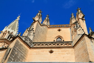 Fototapeta na wymiar Church of our Lady of Sorrows in Manacor, Mallorca, Spain