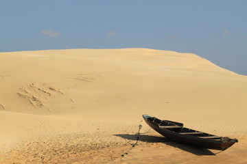Climate change and drought of a river