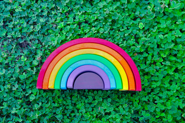 wood made a rainbow filtration