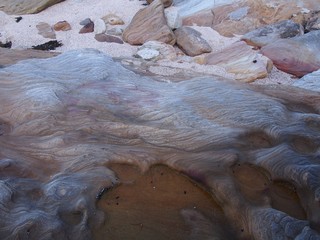 Rocks in an Australian beach