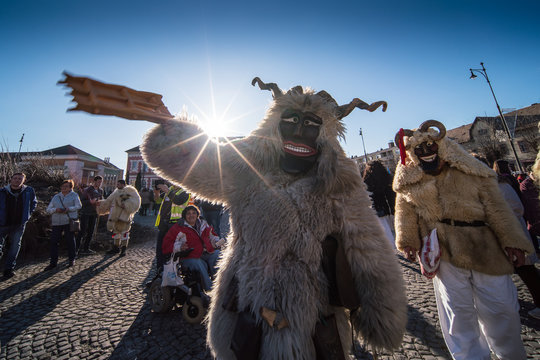 Mohacsi Busojaras carnival for spring