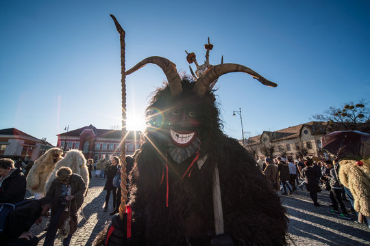 Mohacsi Busojaras carnival for spring