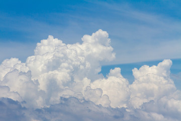 青い空と白い雲