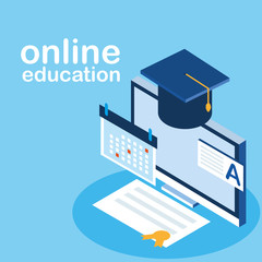 online education with desktop