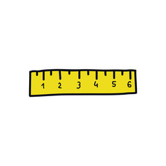 ruler doodle icon