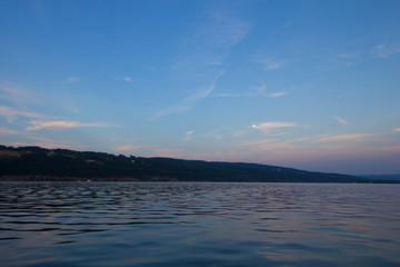 Sunset on Seneca Lake, New York