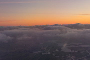 Netherlands, a group of clouds in the sky