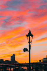Fototapeta premium Beautiful London Sunset
