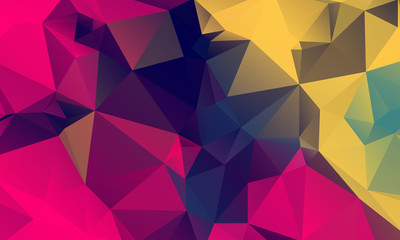 Obraz premium Abstract Color Polygon Background Design, Abstract Geometric Origami Style With Gradient