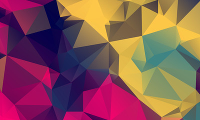 Fototapeta premium Abstract Color Polygon Background Design, Abstract Geometric Origami Style With Gradient