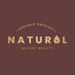 Organic product logo