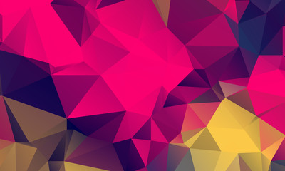 Abstract Color Polygon Background Design, Abstract Geometric Origami Style With Gradient
