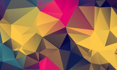 Fototapeta premium Abstract Color Polygon Background Design, Abstract Geometric Origami Style With Gradient
