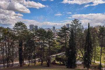 Blick auf die Landeshauptstadt Linz Oberösterreich