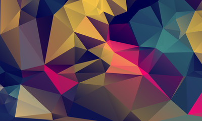 Obraz premium Abstract Color Polygon Background Design, Abstract Geometric Origami Style With Gradient