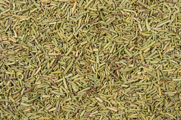 rosemary leaves background. Natural seasoning texture. Natural spices and food ingredients.