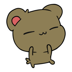 cartoon of a cute bear