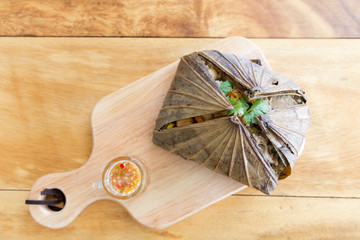 Taste Hong Kong
Steamed Rice in Lotus Leaf Wrap