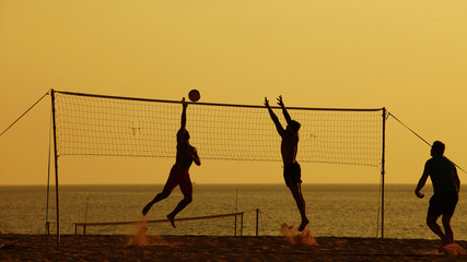 Beach Volleyball Players