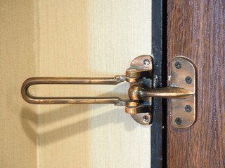 old lock on the door