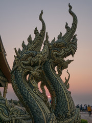 Fototapeta na wymiar Wat Sirindhornwararam at Ubon Ratchathani , Thailand.