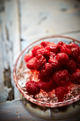 Fresh frozen raspberry 