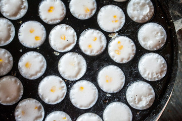 coconat pancake on plate
