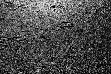 River ice texture background close up. Black and white