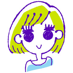 女の子のイラスト