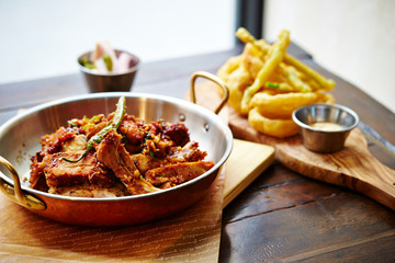 Spicy pork ribs 