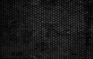 Old brick wall texture in black and white color