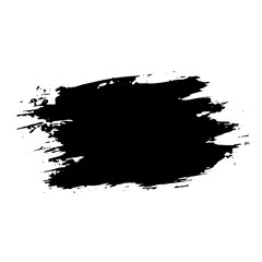 Ink vector dry brush banner. Vector illustration. Grunge hand drawn watercolor texture. Space for text.