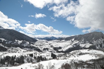 Obraz premium fabulous winter photos .artvin/savsat/turkey