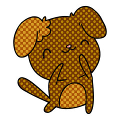 cartoon kawaii of a cute dog