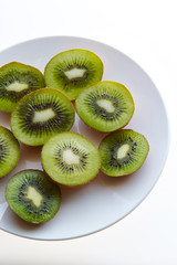 Fresh kiwi fruits 