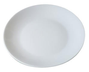 White plate
