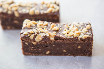 peanut butter and chocolate slice