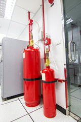FM-200 Suppression Systems, Chemical tank used for extinguishing  FM200 Gas Flooding System, Gas...