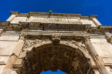 Obraz premium Italy, Rome, Roman Forum, Arch of Titus,